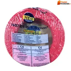 Hes Nyaf Kablo 1,5 Mm Kırmızı (H07z1-K) Halojen Free